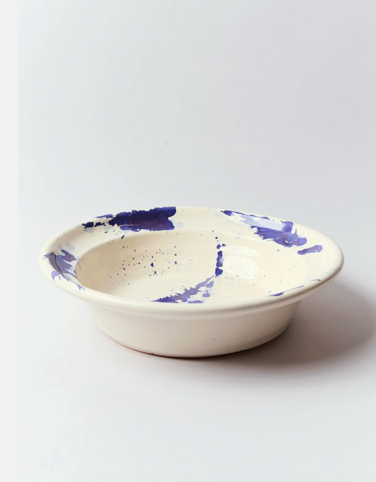 Montegranaro Extra Large Blue & White Splatterware Serving Dish