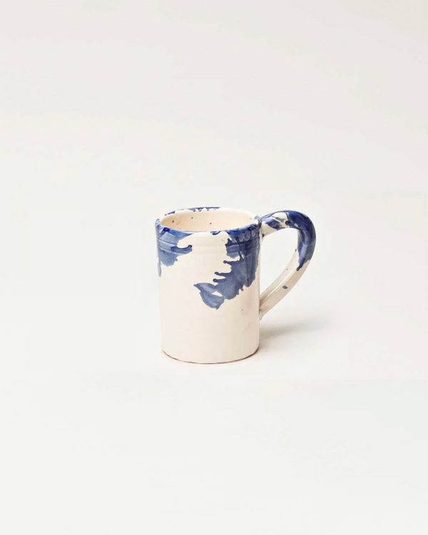 Montegranaro Blue & White Splatterware Mug