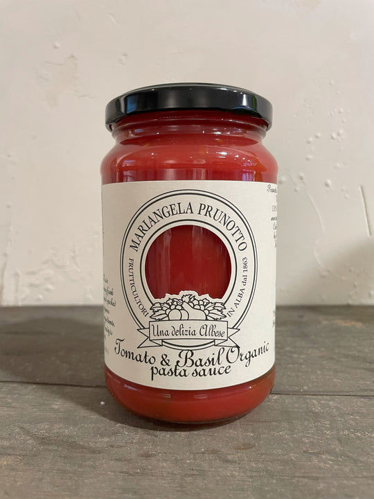 Organic Tomato and Basil Pasta Sauce