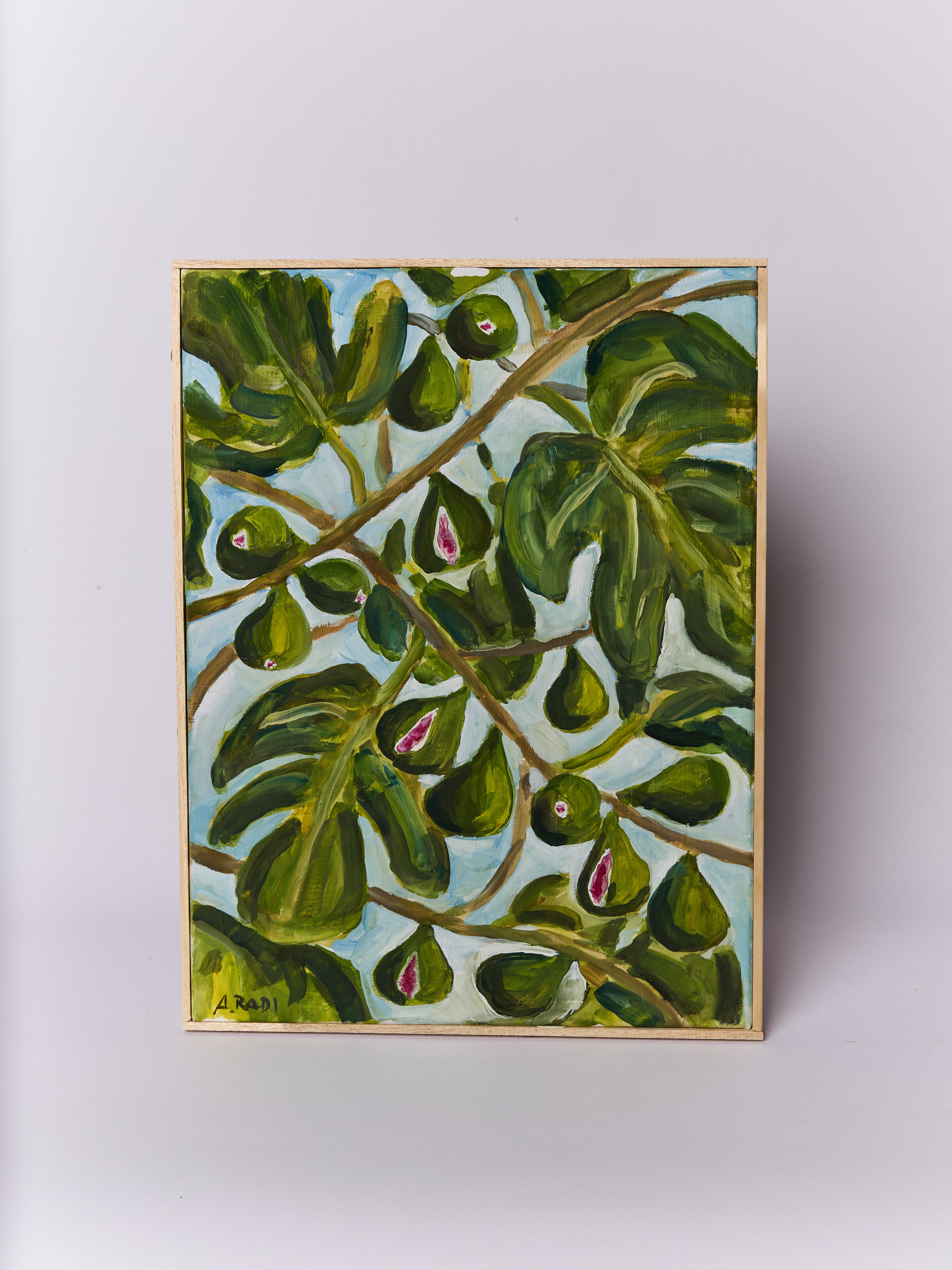 Buco Tree il Buco Vita 'Fig Tree III' Painting by Antonello Radi