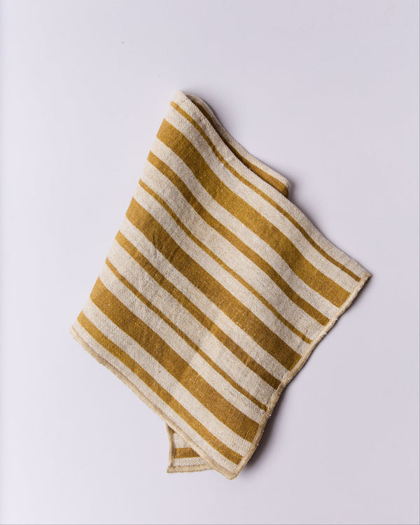 Arcolaio Striped Hemp Tea Towel - alternate view