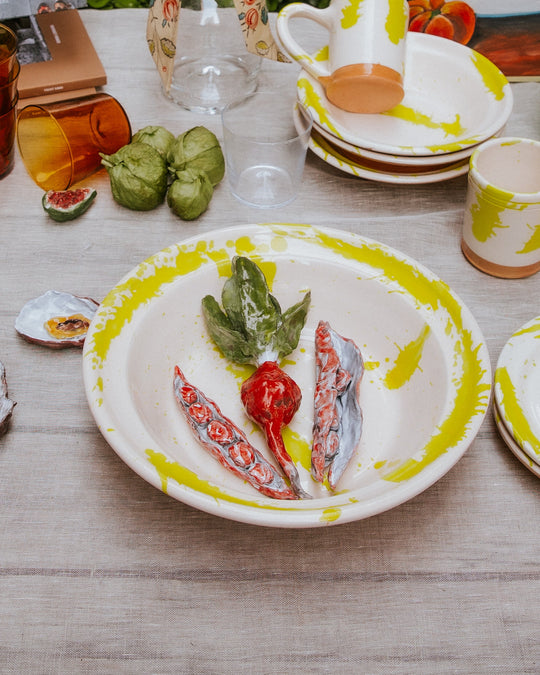 Ceramic Cranberry Bean