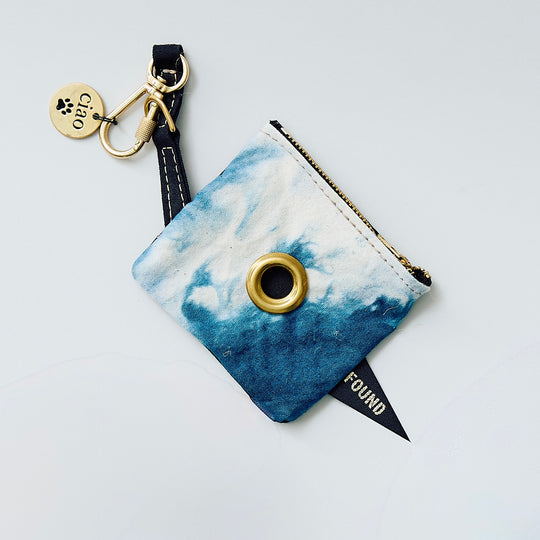 Found My Animal Vita Blue Splatter Pouch