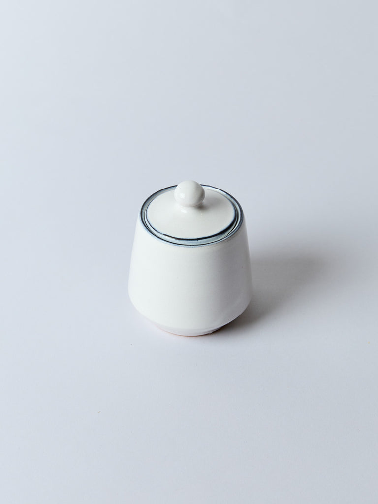 Bevagna Sugar Canister with Black Rim