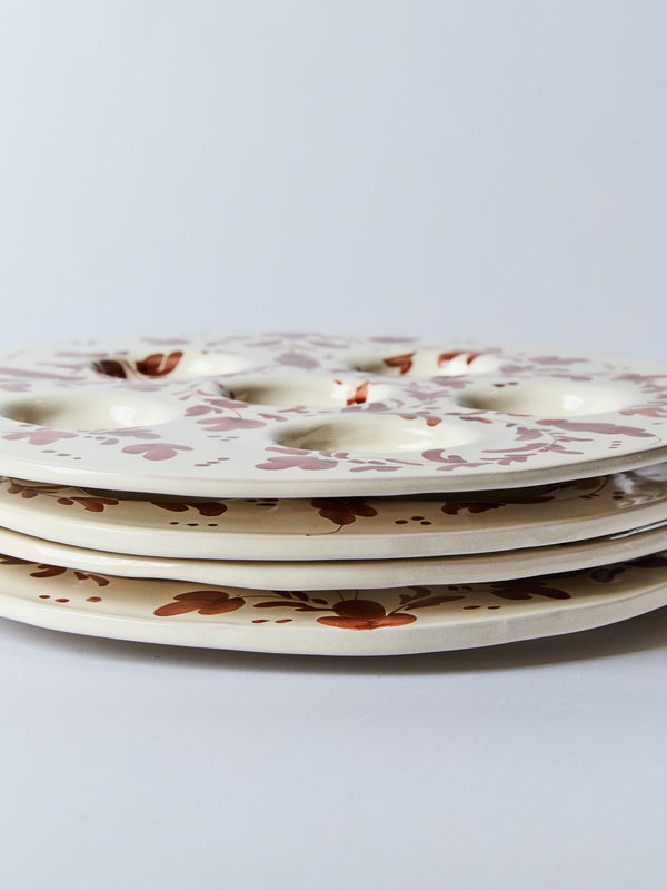 Flora Seder Plate Marrone - alternate view