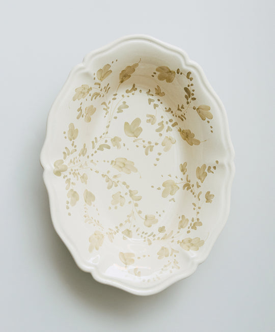 Flora Deep Oval Platter