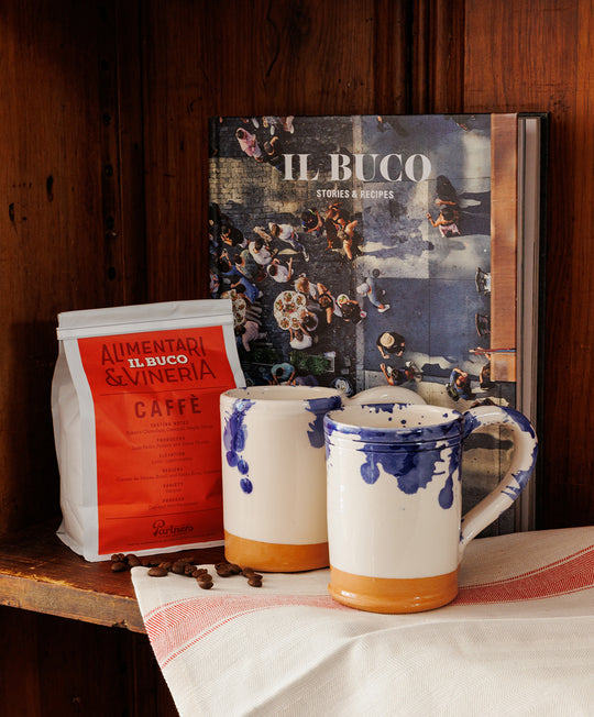 What's Brewing Gift Set: Mug, Coffee, and Cook Book