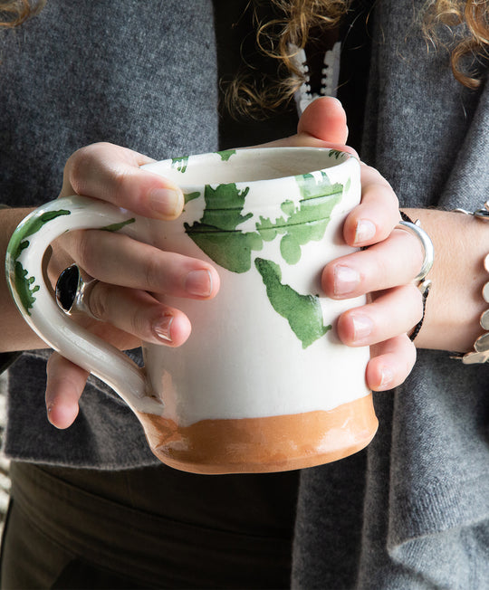 Coffee Set: Green Splatter & Alimentari Coffee