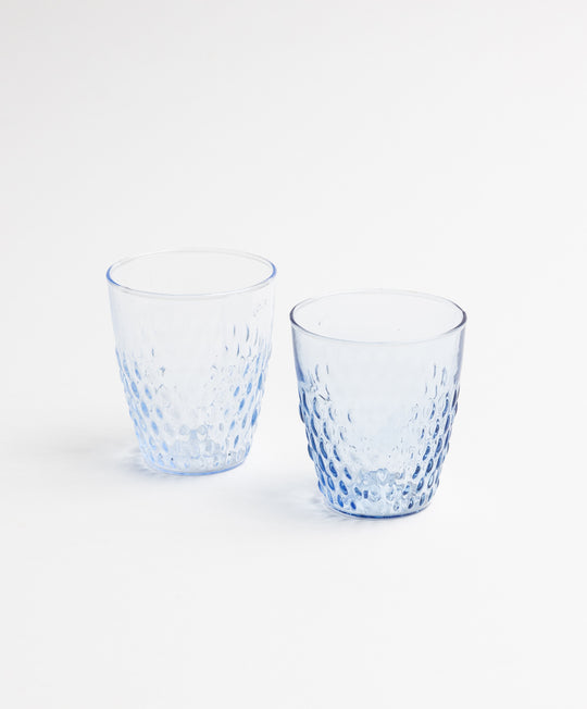 Pienza Rice Patterned Tumbler Glasses (Set of 2)