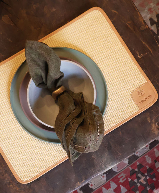 Il Bisonte Leather Placemat