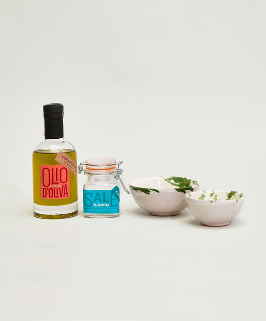 The Hosting Essentials Set Mini - Green Splatterware