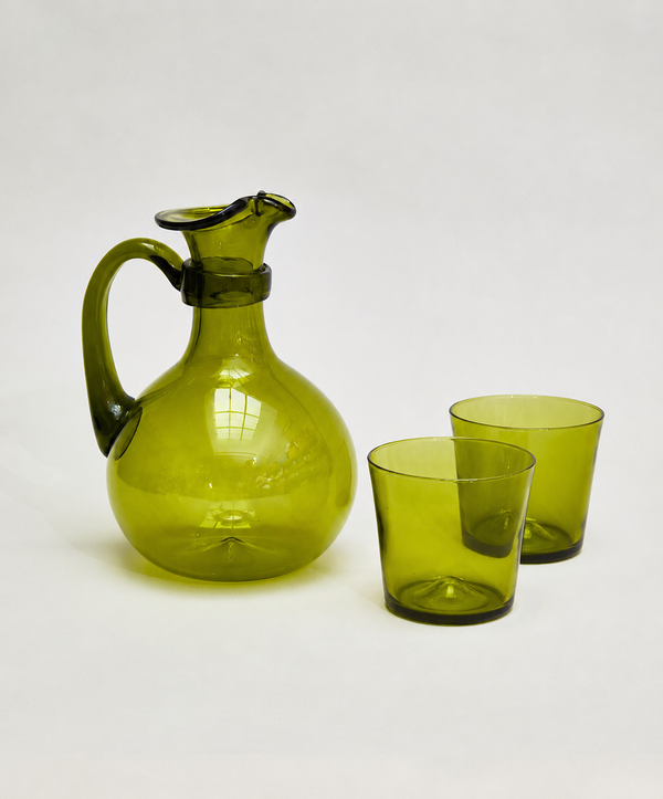 Pienza 10 oz Tumbler Set of 2 - Olive Green - alternate view