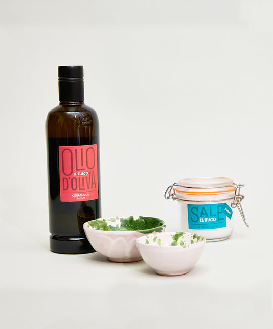 The Hosting Essentials Set - Green Splatterware