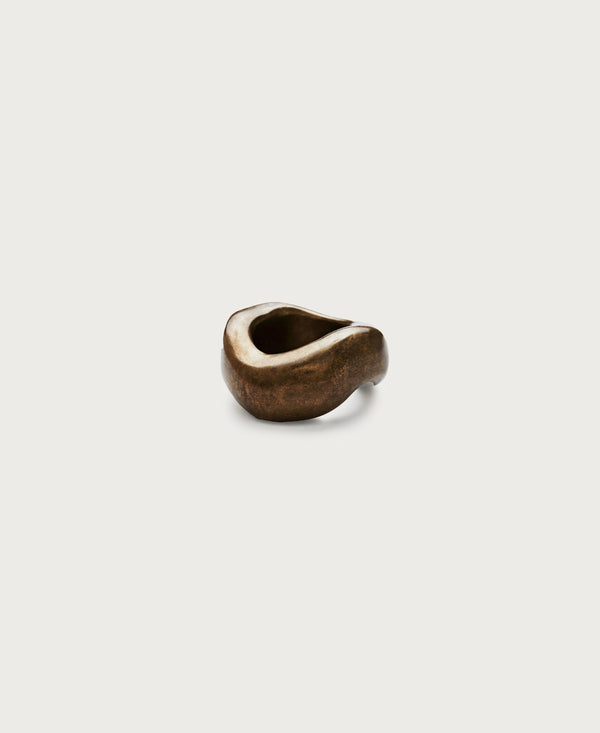 Jill Platner Bronze 'Wavy' Napkin Ring (Set of 4) - alternate view