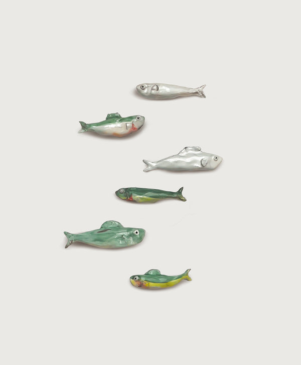 Ceramic Sardine - alternate view