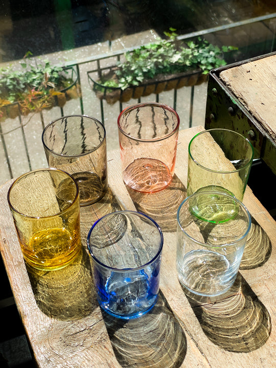 Pienza Multicolor 7.5 oz Tumblers (Set of 6)