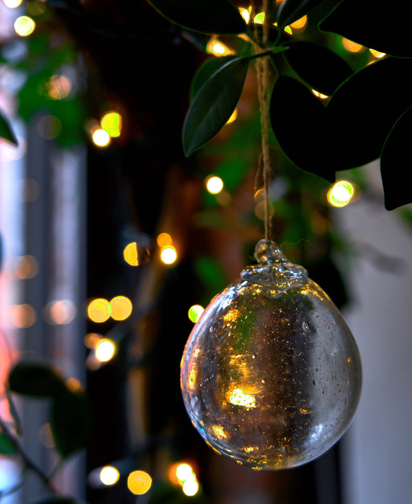 La Riccia Recycled Glass Ornament- Various Shapes - alternate view