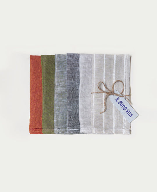 Bordered Linen Napkin