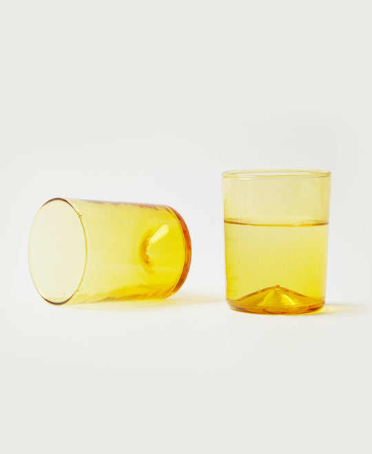 Pienza 7.5 oz Tumbler Set of 2 - Amber