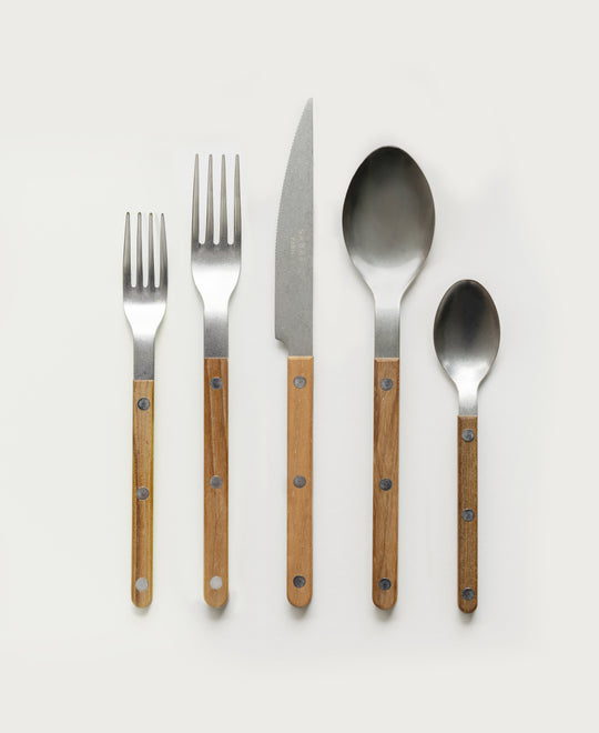 Bistro Flatware Set — Vintage/Teak