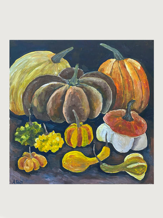 Zucche Assortite (Assorted Gourds)