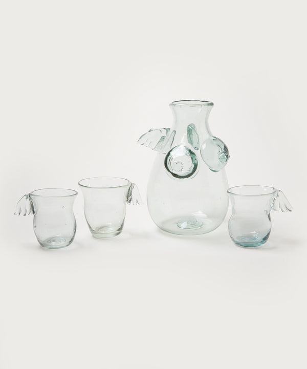La Riccia Winged Glass - alternate view