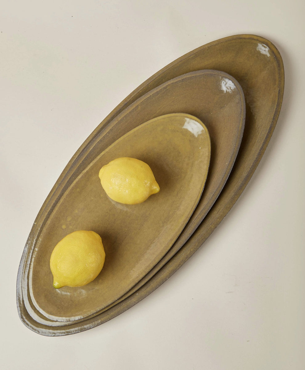 Assisi Set of 3 Oval Platters