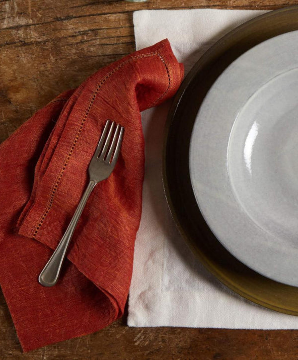 Bordered Linen Napkin - alternate view